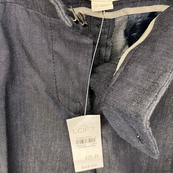 Ann Taylor Loft Deep grey dress shorts size 2 (NWT) - Picture 3 of 3